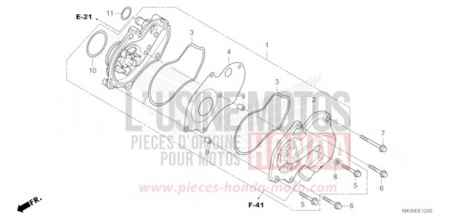 POMPE A EAU NC750XAS de 2025